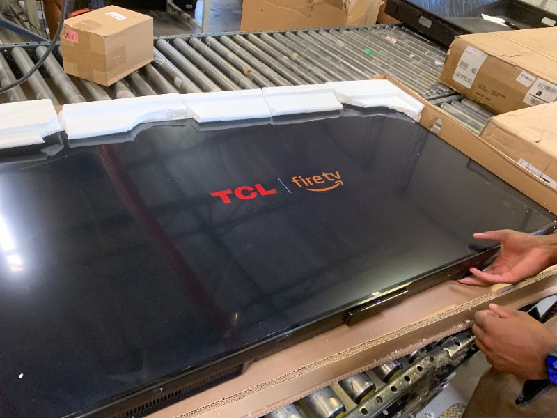 Photo 1 of TCL 55-Inch Class S5 UHD 4K LED Smart TV with Fire TV (55S551F, 2024 Model), Dolby Vision, HDR PRO+, Dolby Atmos, Alexa Built-in with Voice Remote, Apple AirPlay 2 Compatibility, Streaming Television