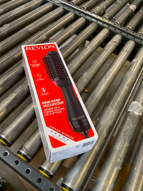 Photo 1 of REVLON One-Step Volumizer Hair Dryer and Styler with Improved Motor – Easy Salon-Style Blowouts – Less Frizz, More Shine, and Reduced Heat Damage, for all Hair Types and Lengths (Black)
