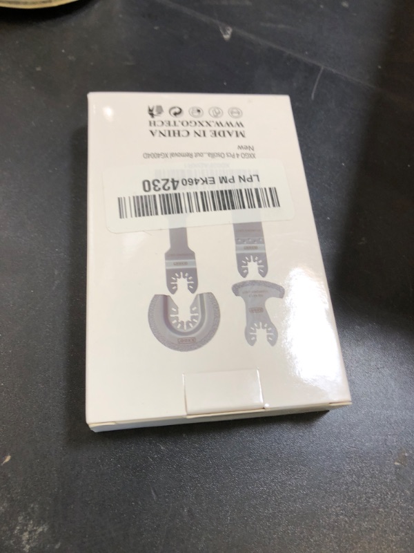 Photo 1 of XXGO 4 Pcs Oscillating Multi Tool Diamond Blades for Grit Grout Removal XG4004D
