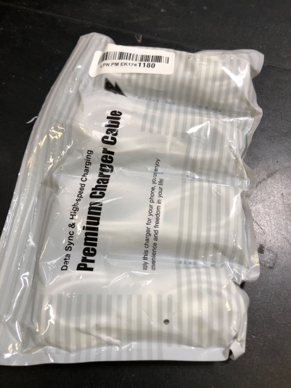 Photo 1 of Susnwere 4 Pack [Apple MFi Certified] Apple Charging Cables 6ft, iPhone Chargers, Lightning Fast iPhone Charging Cord for iPhone 12/11/11Pro/11Max/ X/XS/XR/XS Max/8/7, ipad(White)