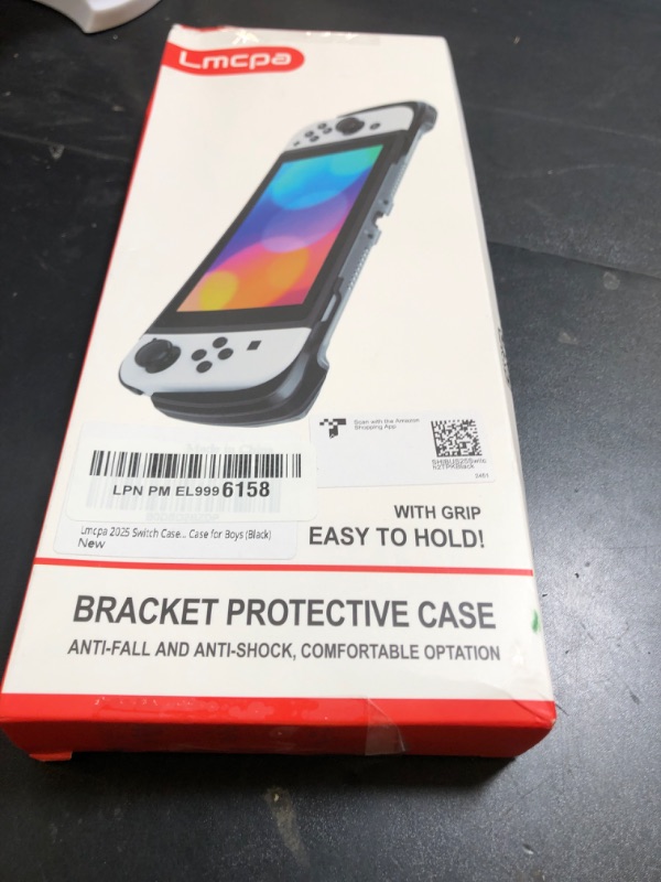 Photo 1 of Lmcpa Dockable Case for Nintendo Switch 2 (2025)[7.9 inch] - TPU Grip Protective Cover for Switch New Gen 2025 Console & Joy-Con Controller Accessories - Black