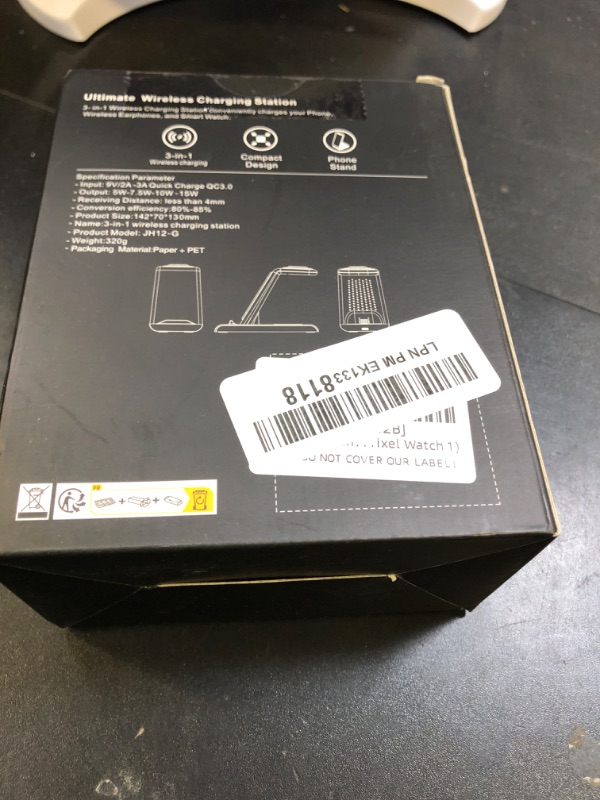 Photo 1 of Upgraded 3 in 1 Wireless Charger Compatible with Google Pixel Watch 3/2, for Pixel 9 Pro XL/9/Fold/8/7/7A/6 Pro,Pixel Buds Pro/2,Wireless Charging Station for Multiple Devices (Not for Pixel Watch 1)