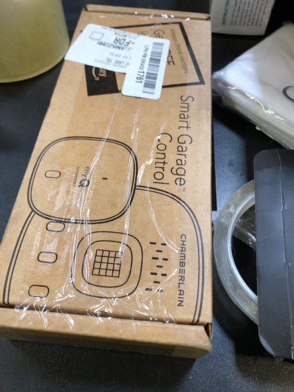 Photo 1 of CHAMBERLAIN Smart Garage Control - Wireless Garage Hub and Sensor with Wifi & Bluetooth - Smartphone Controlled, myQ-G0401-ES, White