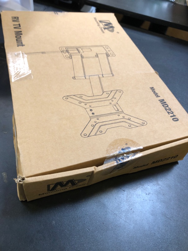 Photo 1 of Mounting Dream UL Listed Lockable RV TV Mount for Most 17-43 inch TV, RV Mount for Camper Trailer Motor Home Boat Truck, Full Motion Unique One Step Lock RV TV Wall Mount, VESA 200mm, 44 lbs, MD2210