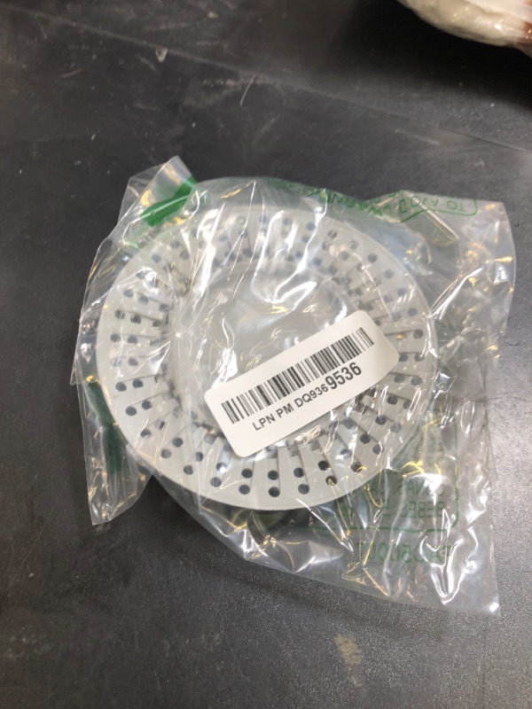 Photo 1 of Aluvor Shower Drain Hair Catcher, Bathtub Drain Cover Foldable Silicone Shower & Tub Protector for Pop-Up & Regular Drains