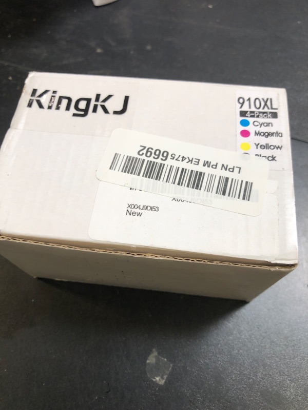 Photo 1 of 910XL Ink Cartridge High-Yield 4-Pack Replacement for HP Ink 910 910XL Compatible with HP OfficeJet Pro 8020 8024 8025 8028 8030 8035 8010 8012 8015 8018 8022 Printers Black and Color Combo Pack