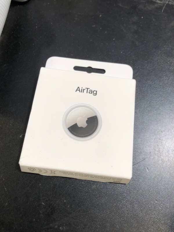 Photo 1 of Apple AirTag. Keep Track of and find Your Keys, Wallet, Luggage, Backpack, and More. Simple one-tap Set up with iPhone or iPad