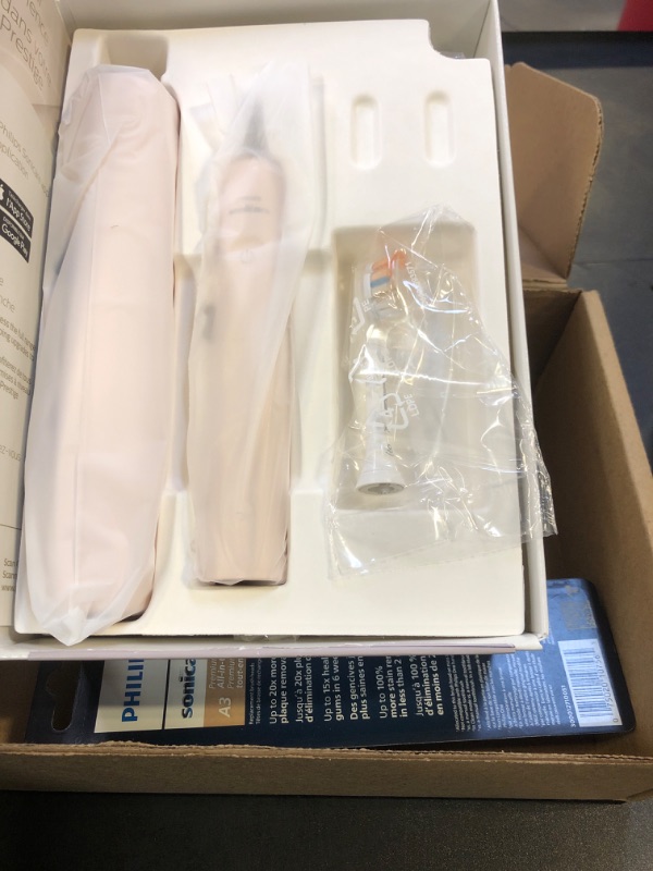 Photo 1 of Philips Sonicare DiamondClean Prestige 9900 Rechargeable Electric Toothbrush with SenseIQ, 5 Premium All-in-One Brush Heads, Plaque Removal, Gum Care, Whitening, Midnight, BD9002AZ