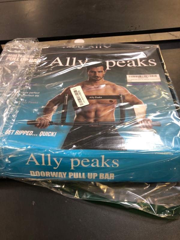 Photo 1 of ALLY PEAKS Pull Up Bar Thickened Steel Pipe Super Heavy Duty Steel Frame Upper Workout Bar| Multi-Grip Strength for Doorway | Indoor Chin-Up Bar Fitness Trainer for Home Gym Portable (silver2)