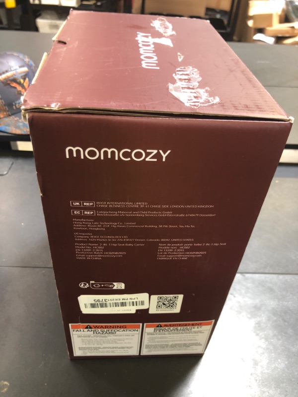 Photo 1 of Momcozy Baby Carrier with Hip Seat, 2-in-1 Forward-Facing Carry for Active Babies, Detachable Hands-Free Carrier up to 44lbs, Breathable Infant Carrier Fits Waist Sizes up to 47 Inches, AirMesh Pink