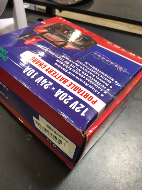 Photo 1 of YONHAN Battery Charger 0-20A 12V/24V LiFePO4 Lead Acid Fully Automatic Battery Maintainer, Car Battery Trickle Charger Automotive w/Battery Repair, Winter Mode, for AGM, STD, Gel, Deep Cycle Batteries