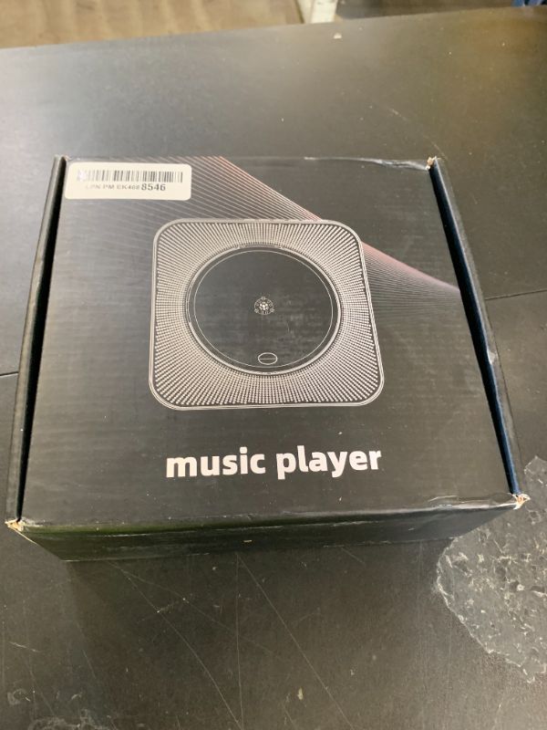 Photo 1 of Gueray CD Player Portable Bluetooth Desktop CD Player for Home with Timer Built-in HiFi Speakers with LCD Screen Display Boombox FM Radio USB Type-c