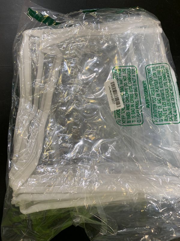 Photo 1 of Hoolerry 6 Pieces Sweater Storage Bags Plastic Clear PVC Clothes Storage Bags with Zipper and Label for Blankets Clothes Closet Quilt Pillow Bed Sheet Organizer(14.2 x 12 x 3.2 Inch)