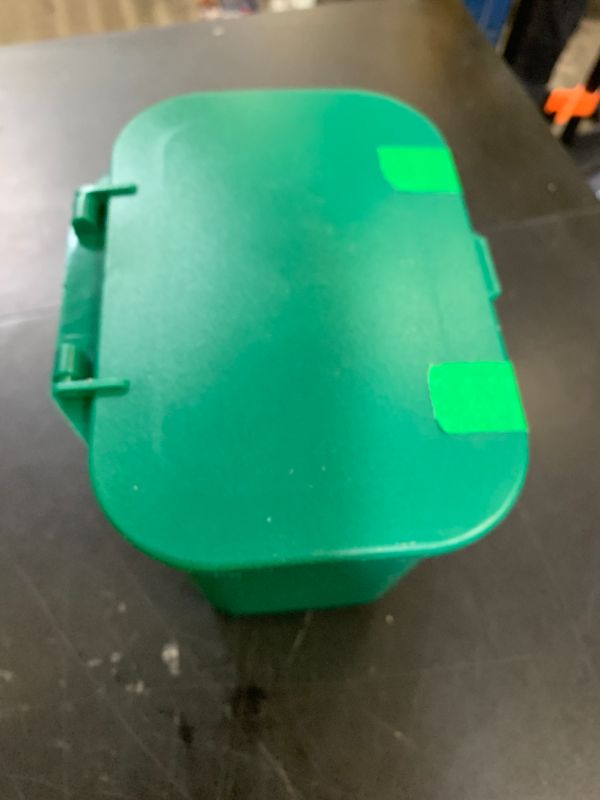 Photo 1 of Recycling Rules Small Hanging Wastebasket for Dog Poop in Green for Smaller Dogs (< 25 lbs.)
