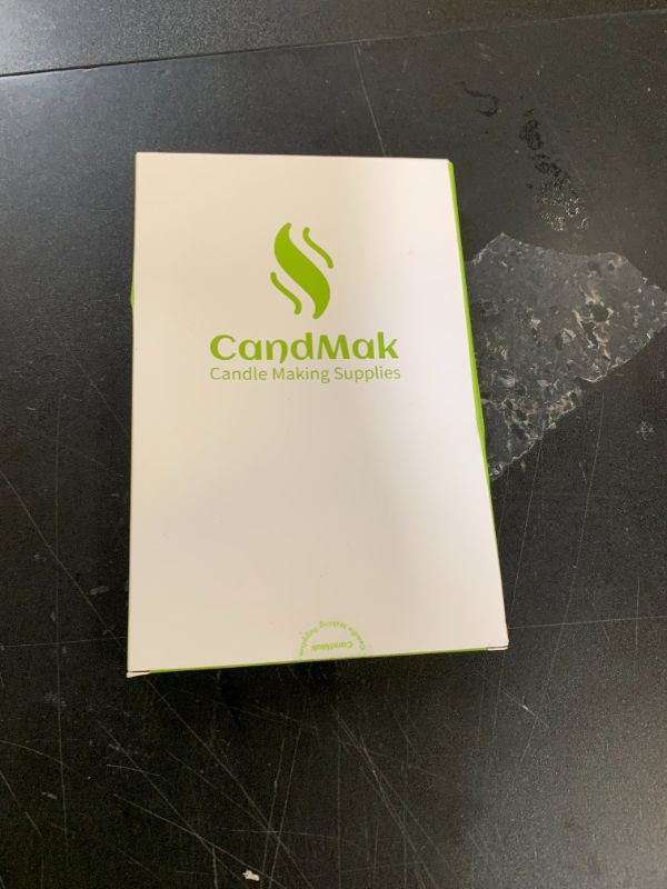Photo 1 of CandMak Candle Wick Kit - 60 Cotton Wicks with Tools for Making Thick, 6 inch Candles