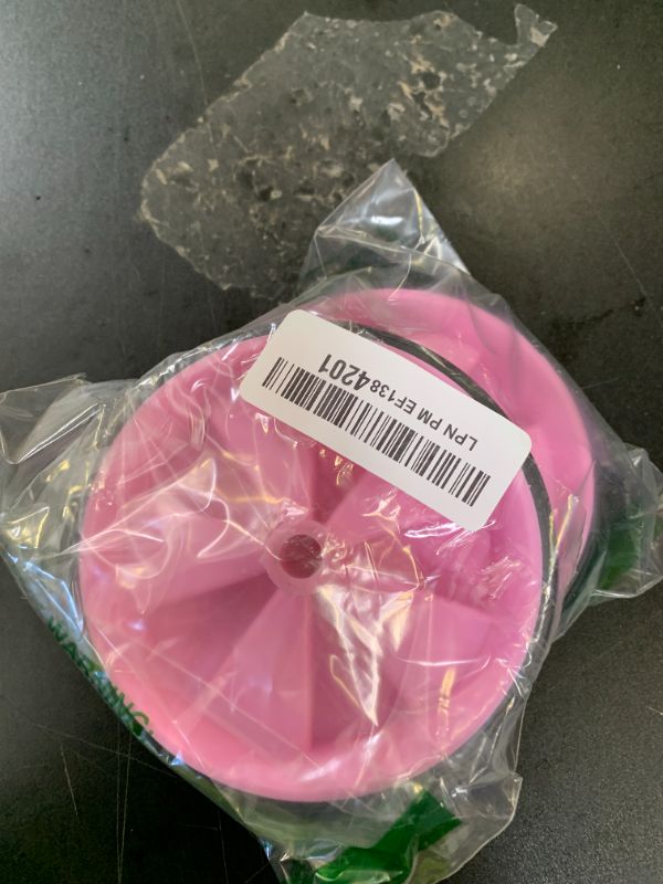 Photo 1 of Pink Bicycle Training Wheels for Kids - 1 Pair Cycling Support Wheels, Low Noise Rubber Bike Assist Wheel Stabilisers