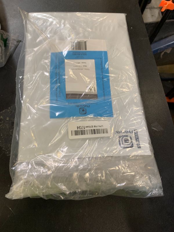 Photo 1 of POLYSELLS 100 pcs 7.5x10.5 Inches White x Silver Poly Mailers Shipping Envelopes, Strong Adhesive Sealing, Waterproof, and Tear-resistant Postal Mailing Bags for Clothing, Books, and Accessories