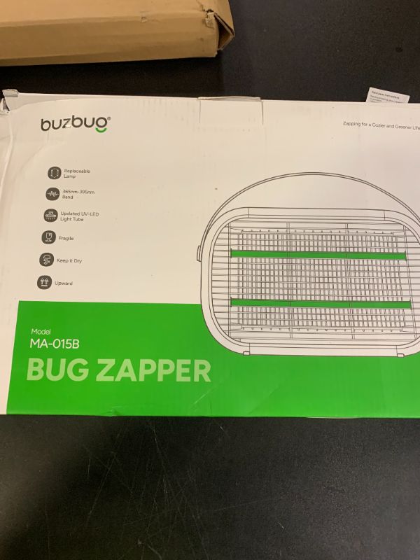 Photo 1 of Buzbug LED Bug Zapper Indoor, 10 Years Lifespan Lamp Sustainable Less Power, Durable High-Voltage Electric Mosquito Zapper, Fly Trap Mosquito Trap, Fly Killer Fly Zapper -MA015B