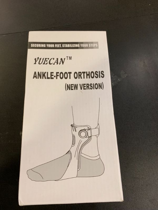 Photo 1 of yuecan AFO Foot Drop Brace, Ankle Foot Orthosis for Men Women, Drop Foot Postural Correction Brace with Inflatable Airbag Lining, Can Be Worn with Shoes, for Recovery of Stroke Hemiplegia, [LEFT-L]