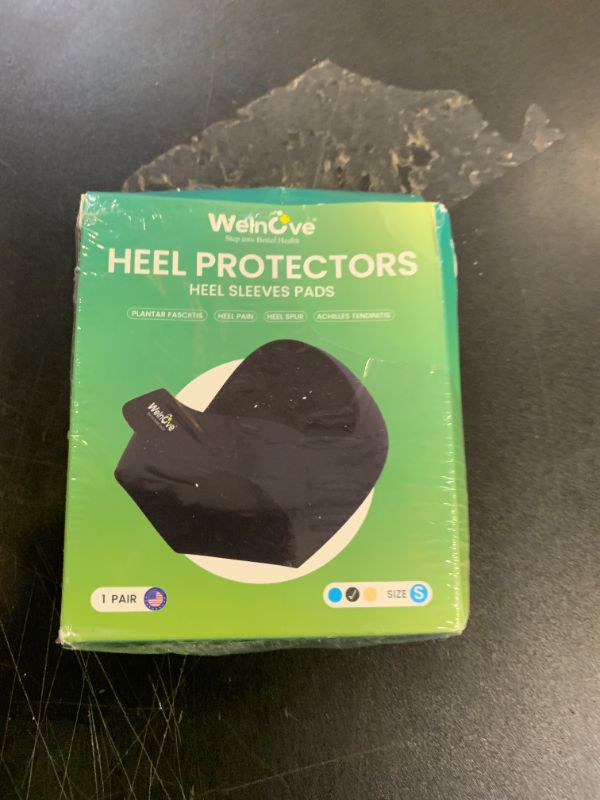 Photo 1 of Plantar Fasciitis Gel Heel Protectors - Welnove Heel Cups for Women Men Heels Spur Pain Relief - Heel Inserts Pads for Achilles Tendonitis Dry Cracked Heel Support Cushion (W 4.5-9 / M 5-8)