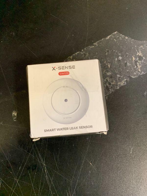 Photo 1 of X-Sense Wi-Fi Water Sensor, Accessory for SWS54 Water Sensor Kit, SBS50 Base Station Required, Model SWS51, 1-Pack