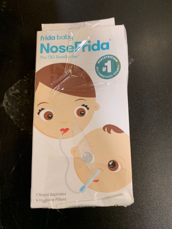 Photo 1 of Frida Baby NoseFrida SnotSucker for Baby, Nasal Aspirator for Baby, Nose Sucker Nasal Aspirator for Allergy Relief + Congestion Relief, FSA/HSA Eligible