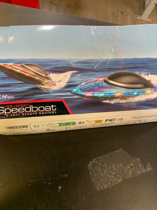 Photo 1 of BEZGAR RC Boat, 16 inch Big Remote Control Boat for Kids and Adults, 30 KPH Large Fast RC Speed Boats with 1500mAh Battery, Ideal Waterproof Toy Boats for Pools & Lakes - RH709 Yellow