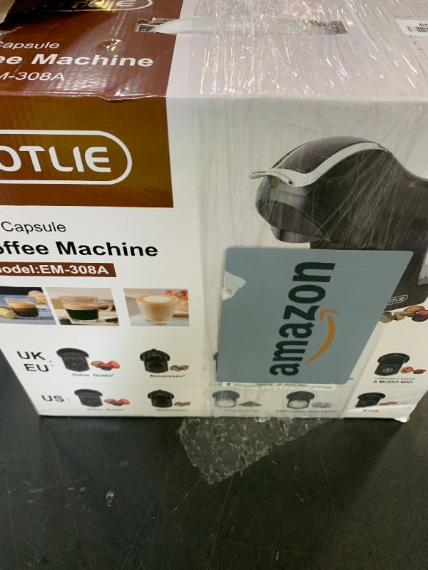 Photo 1 of KOTLIE Espresso 5in1 Single Serve Coffee Maker, 19Bar Cappuccino&Latte Maker, Cold&Hot Brewing Coffee Machine for K*cup/NES*presso Original/D*olce G*usto/Ground Coffee/44mm ESE(Black)lpnpmek4809909
