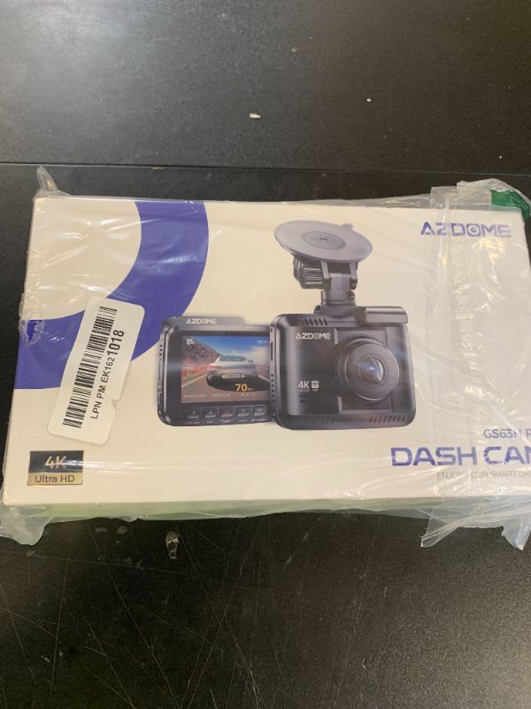 Photo 1 of AZDOME 4K Dash Cam Front and Rear, STARVIS Night Vision, UHD 2160P WiFi Dash Camera for Cars with GPS, Included 64GB Card, 2.4" IPS Screen Dashcam, 170°Wide Angle, WDR, 24H Parking Mode (GS63H Pro)