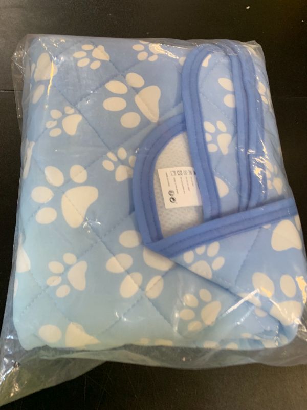 Photo 1 of Rywell Upgrade Self-Cooling Mat for Dogs Extra Large, 44'' x 32'' - Endothermic Color Changing Arc-Chill Cooling Fiber - Washable Non-Toxic Summer Pet Outdoor Bed, Non-Slip&Foldable