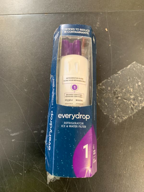 Photo 1 of everydrop® by Whirlpool Ice and Water Refrigerator Filter 1, EDR1RXD1, Single-Pack , Purple