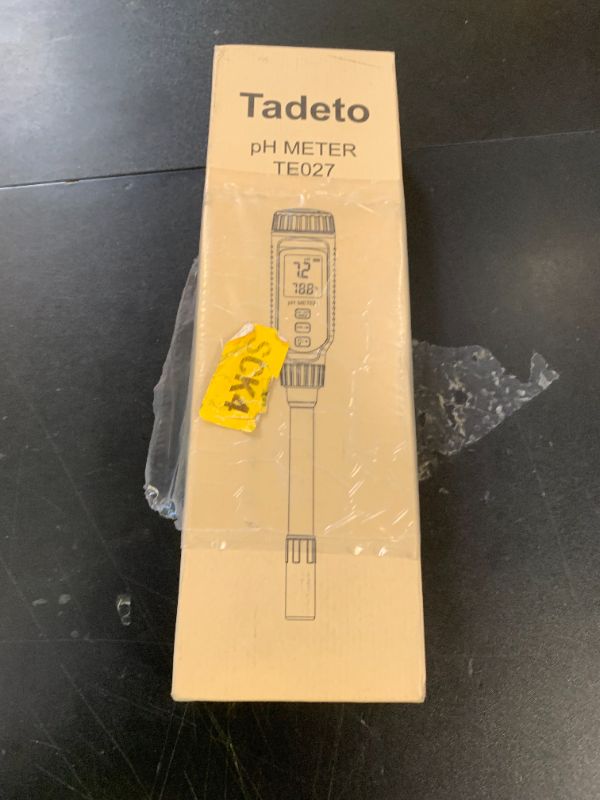 Photo 1 of Tadeto Soil pH Tester, High Accuracy Digital pH Meter for Soil, Garden, Water, Plants, Solution and Food, Soil pH Test Kit with Thermometer LCD Display, Calibration Powder and Alloy Protective Cap