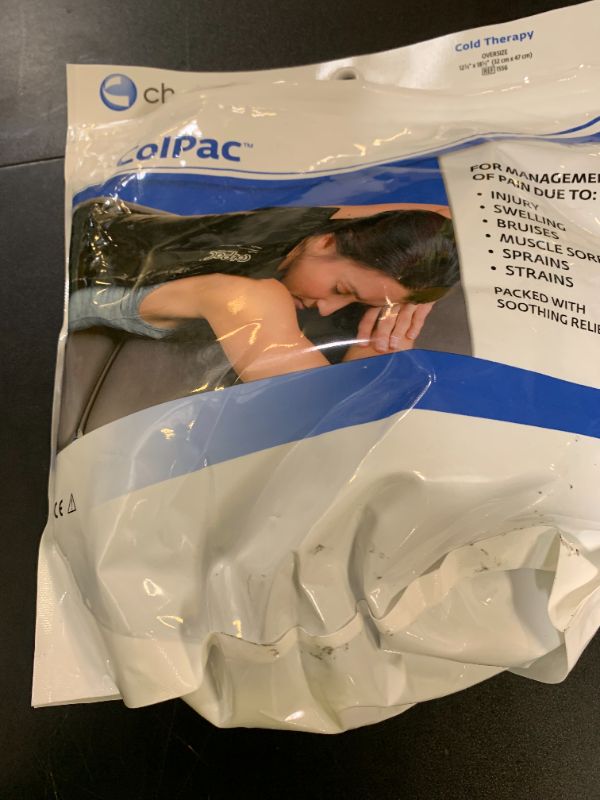 Photo 1 of Chattanooga ColPac - Reusable Gel Ice Pack - Black Polyurethane - Standard - 10 in x 13.5 in - Cold Therapy - Knee, Arm, Elbow, Shoulder, Back - Aches, Swelling, Bruises, Sprains, Inflammation