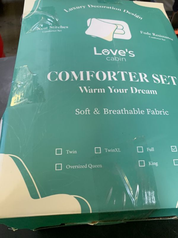 Photo 1 of Love's cabin Queen Comforter Set Light Purple, 7 Pieces Queen Bed in a Bag, All Season Bedding Sets with 1 Comforter, 1 Flat Sheet, 1 Fitted Sheet, 2 Pillowcase and 2 Pillow Sham
