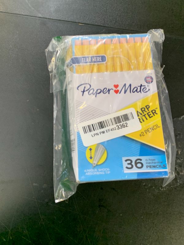 Photo 1 of Paper Mate SharpWriter Mechanical Pencils | 0.7 mm #2 Pencil | Pencils for School Supplies, Yellow, 36 Count