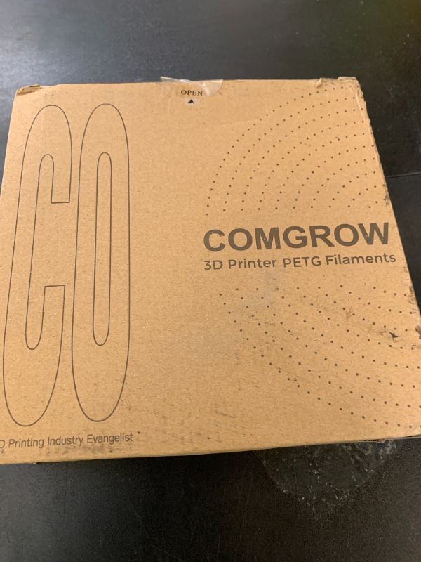 Photo 1 of Comgrow PETG 3D Printer Filament 1.75mm, High Precision and Tough 3D Printer Filament 1kg (2.2LBS), Dimensional Accuracy +/- 0.02 mm, Fit Most 3D Printers Light Blue