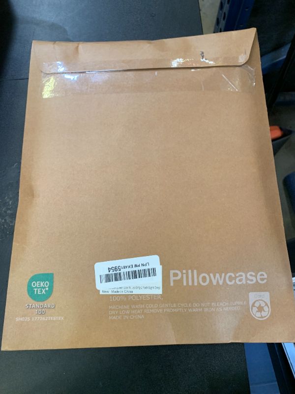 Photo 1 of FreshCulture Light Grey Pillowcases Queen Size 2 Pack - Pillowcase Set - Envelope Closure - Soft Brushed Microfiber Fabric - 20x30 Inches Pillow Case Set of 2 for Home, Hotels, Schools