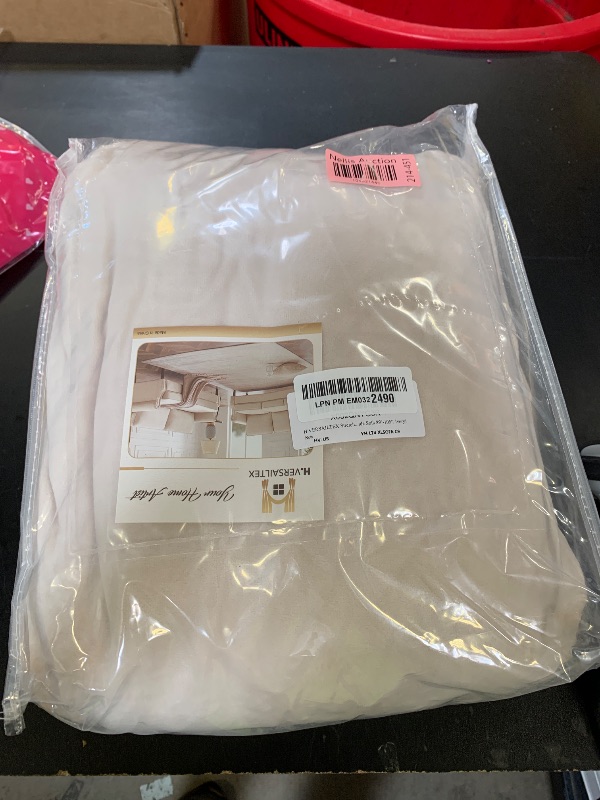 Photo 1 of H.VERSAILTEX Stretch Velvet Sofa Covers Large Couch Covers Sofa Slipcovers Furniture Protector Soft with Non Slip Elastic Bottom, Feature Thick Comfy Rich Velour (Extra Wide Sofa 89"-97", Ivory)