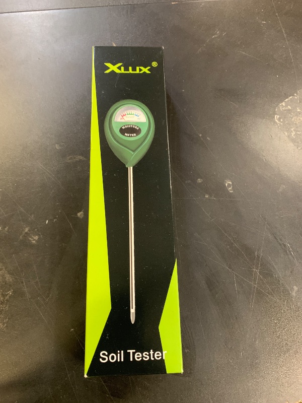 Photo 1 of XLUX Soil Moisture Meter, Plant Water Monitor, Hygrometer Sensor for Gardening, Farming, Indoor and Outdoor Plants, No Batteries Required