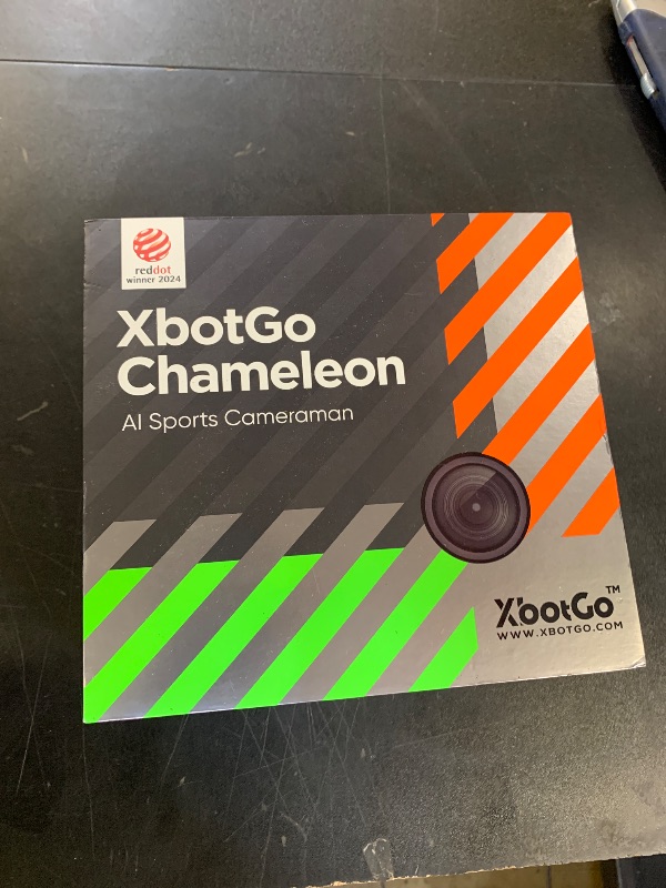 Photo 1 of XbotGo Chameleon AI Auto Sports Action Camera - 4K 60FPS Soccer Camera and Basketball Tracking Camera for Team Sports, Live Streaming, No Subscription, Works with iOS & Android (Lava Graphite)