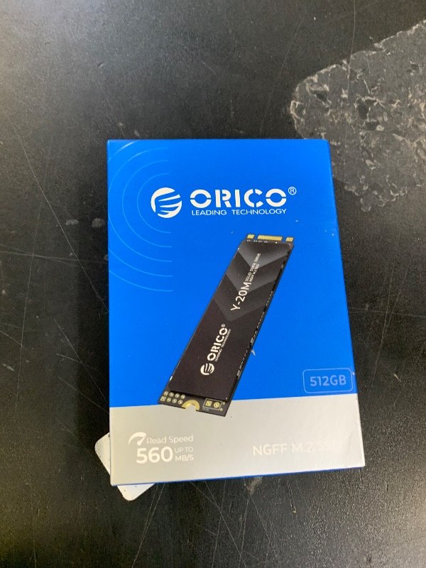 Photo 1 of ORICO M.2 2280 SATA SSD, 512GB Internal M.2 SSD with B+M Key for Desktop/Laptop, SATA III 6Gbps NGFF Solid State Drive Low Power Consumption (PCIe NVMe Incompatible) - Y20M