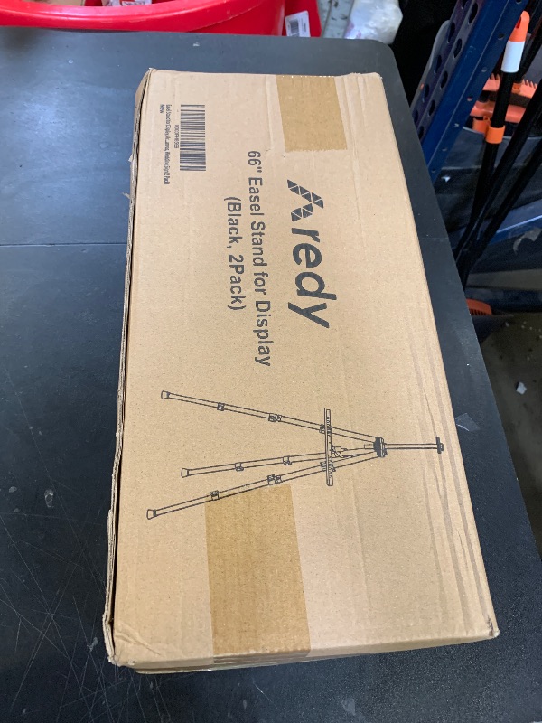 Photo 1 of Easels for Painting Canvas, Aredy 66" Art Easel for Drawing, Portable Painting Easel Stand, Metal Table Top Easel (2 Pack)