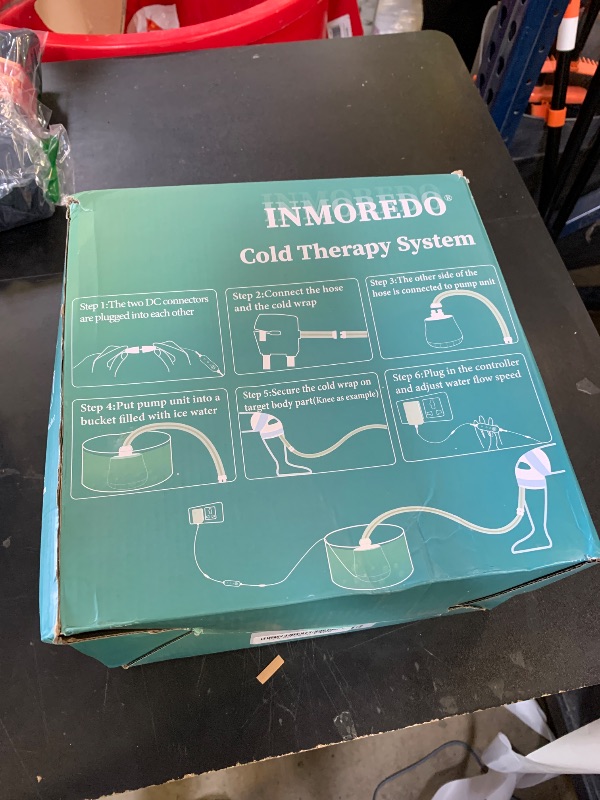 Photo 1 of Inmoredo Cold Therapy System Ice Machine System for ACL Knee Surgery Recovery - Quiet Pump, Flexible Kit, Portable, Knee Ice Machine, Ideal for Sports Injuries, Pains, Strain & Stiffness, Sprain