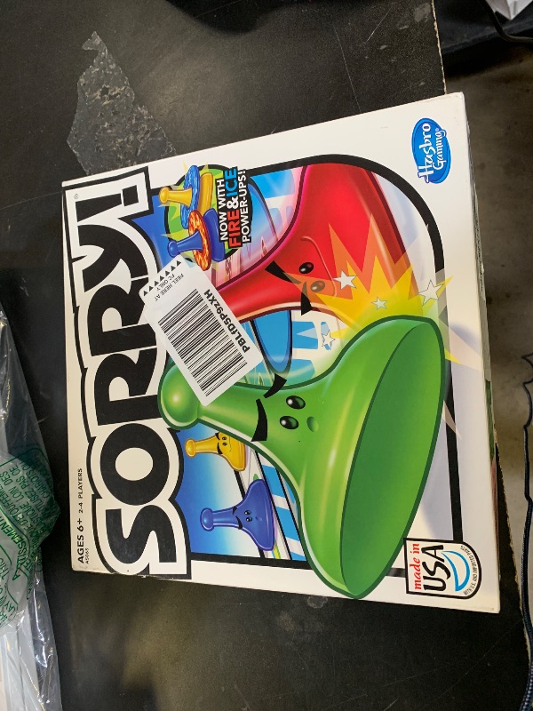Photo 1 of Sorry! Kids Board Game, Family Board Games for Kids and Adults, 2 to 4 Players, Family Games, Kids Games, Ages 6 and Up