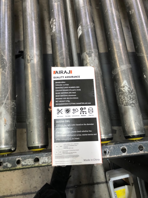 Photo 1 of Airaj Pvc  Cutter, Cuts up to 1-3/4", Ratcheting PVC Pipe Cutter,PEX Pipe Cutter, PVC Cutters Tool, Suitable for Cutting All Kinds of Plastic Pipes