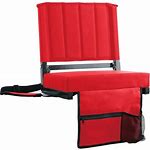 Photo 1 of SPORT BEATS Stadium Seats with Back Support Bleacher Chairs with Back and Cushion Thick Padded Bleacher Seats Includes Shoulder Strap