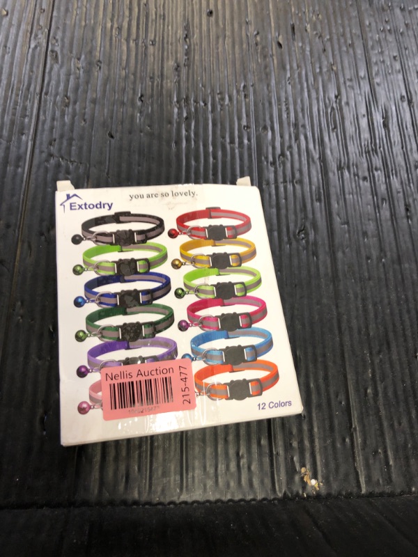 Photo 1 of 12 Pack Reflective-Breakaway Cat Collars with Bells,Safety Buckle Kitten Collar, with Name Tag, Adjustable,Ideal for Girl Cats Male Cats,Pet Supplies,Stuff,Accessories(12 Colors & 2 ID Tags)
