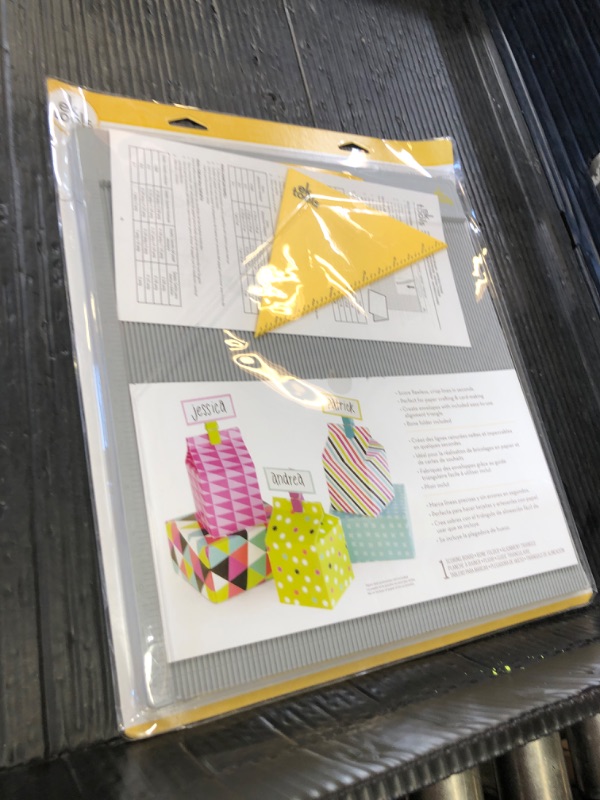 Photo 1 of EK Tools, Standard Scoring Board, 13"x14.25", Bone Folder Included, Scoreboard for Paper Crafting, Make Envelopes, Cards, Precision Photos, and More