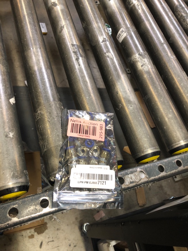 Photo 1 of PC8-02 Push to Connect Fittings, 8mm Tube OD x 1/4” G Thread, Straight Pneumatic Quick Fitting Air Line Connector 20Pcs