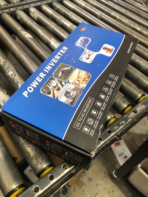 Photo 1 of Power Inverter 3000 Watt, Car/Outdoor 12V DC to 110V AC Converter, with LED Display, Dual AC Outlets, USB Port, Dual Smart Fans, Cables Included, Suitable for RV, Outdoor, Camping, Boat, Emergency